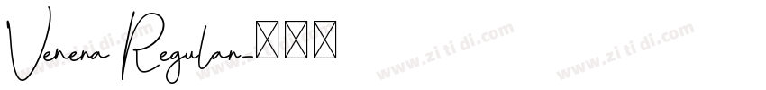 Venera Regular字体转换